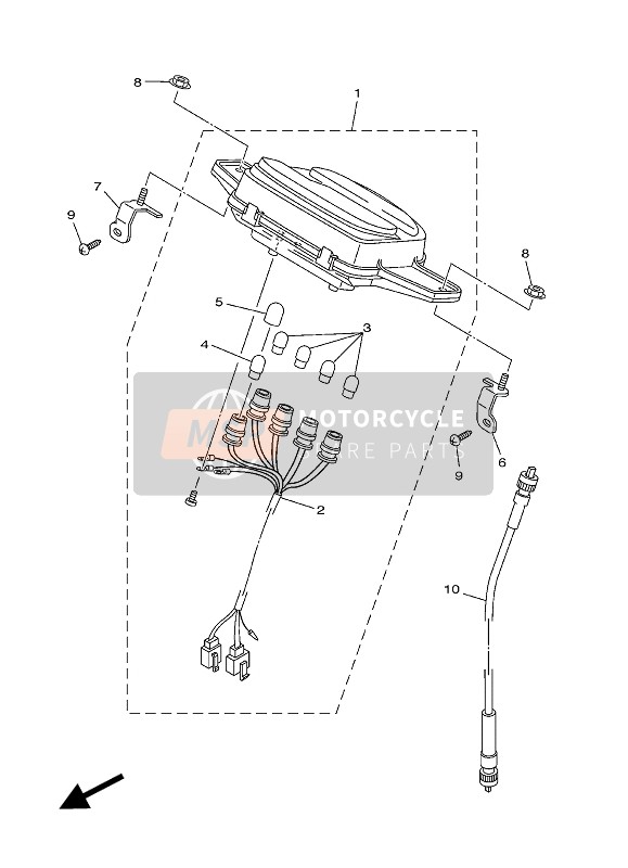 4WHH35500000, Geleider, Yamaha, 0